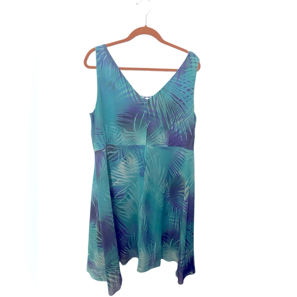 Michelstudio light chiffon feel sleeveless dress